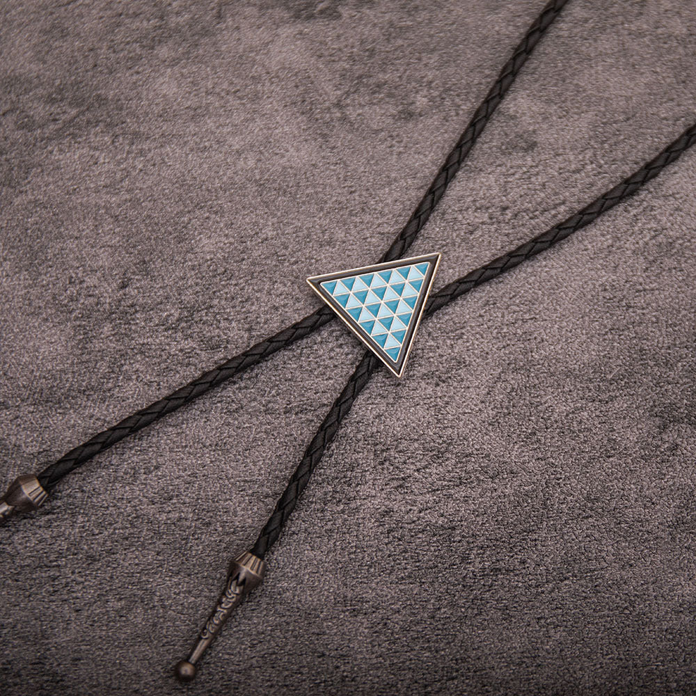 Wholesale Personality Pattern Alloy Accessories Polo Tie Collar Necklace